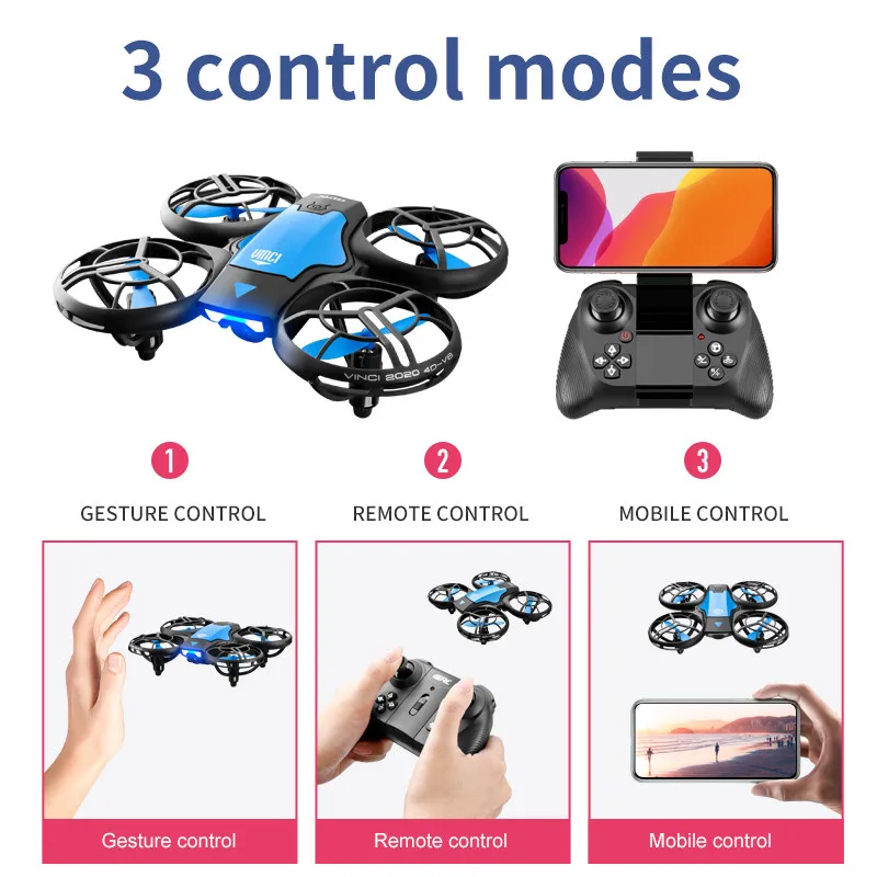 Новый мини-дрон V8 с камерой 4 – обзор и цена Drone Controller Screen